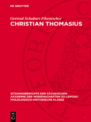 cover image of Christian Thomasius